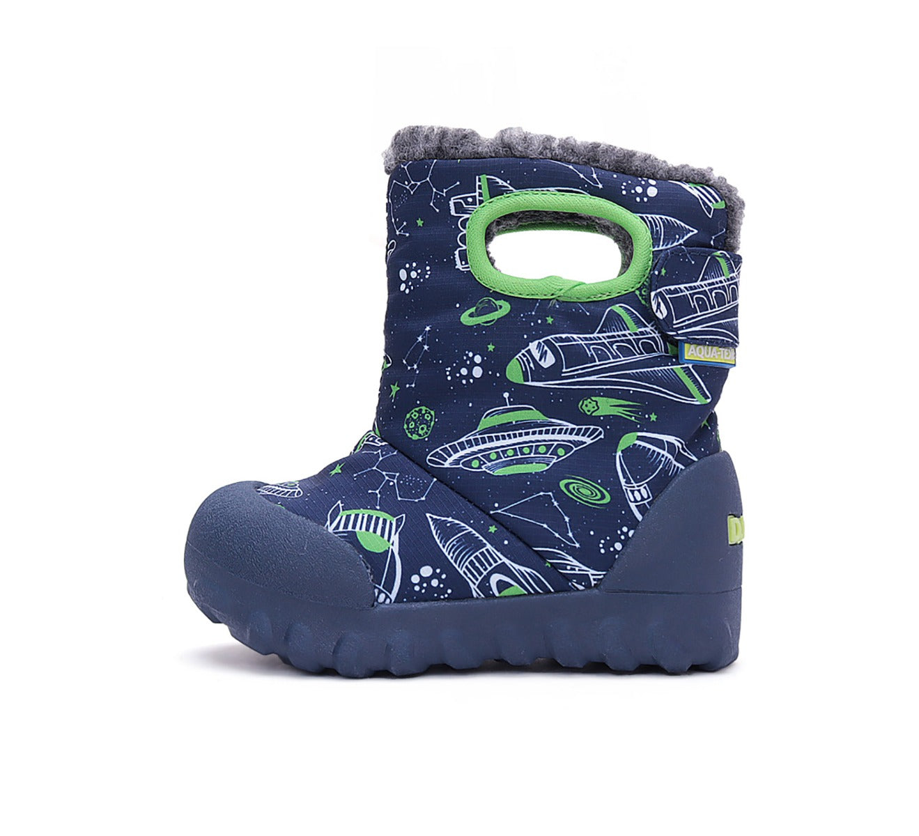 D.D.Step cizme baieti Aqua-Tex imblanite 28-33 Royal Blue cu navete