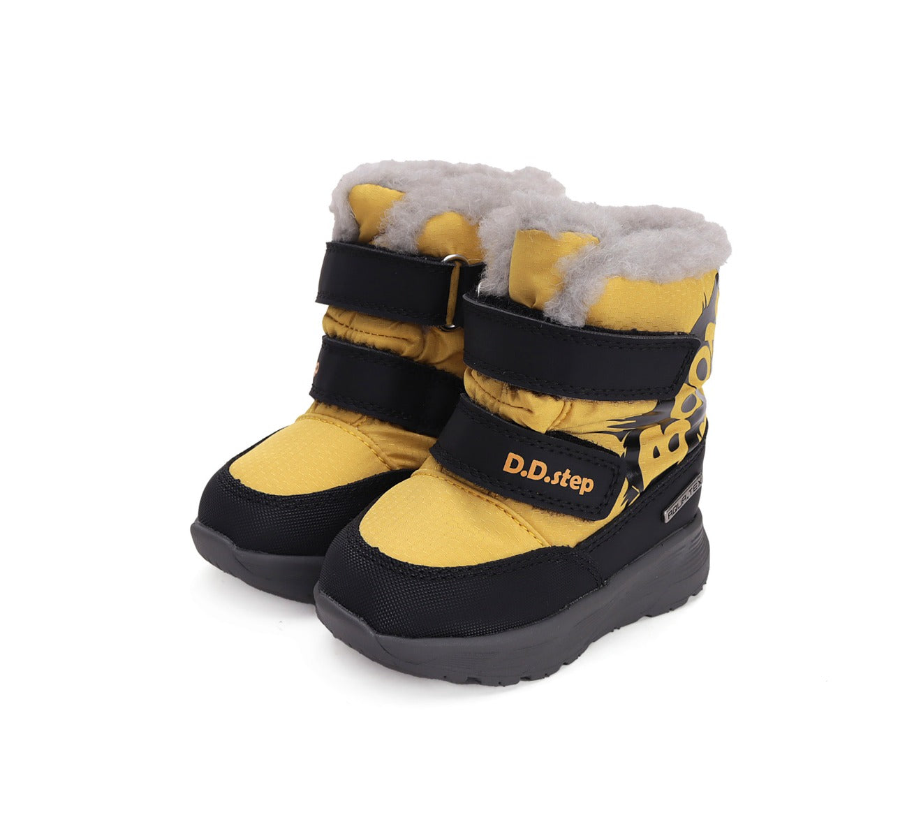D.D.Step cizme baieti Aqua-Tex imblanite 28-33 Yellow Boom Imagine principală a produsului
