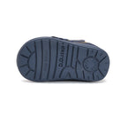 D.D.Step cizme baieti imblanite 20-25 Royal Blue cu crocodil
