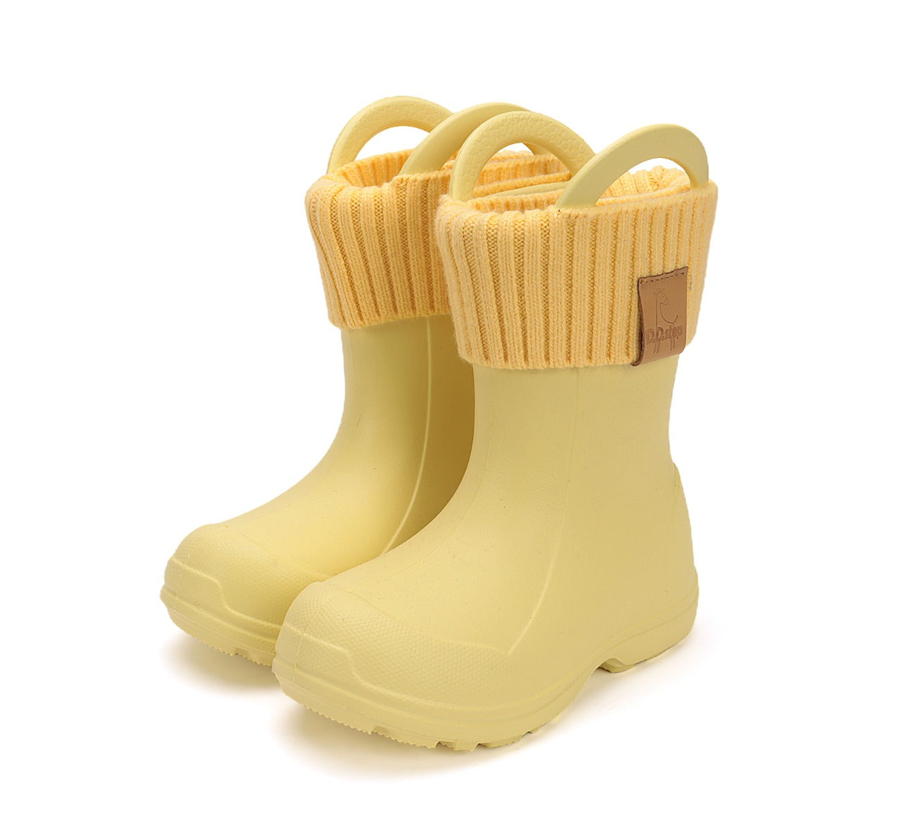 D.D.Step cizme de cauciuc fete cu captuseala detasabila 20-31 Sunrise Gold
