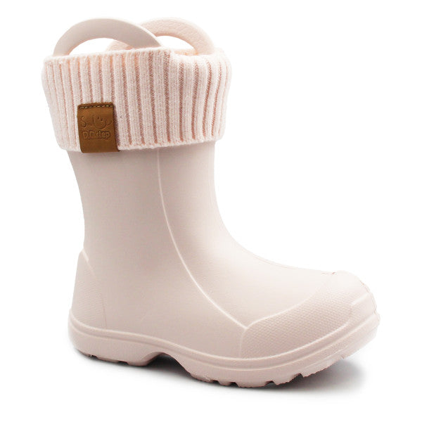 D.D.Step cizme de cauciuc fete cu captuseala detasabila 22-33 Cream