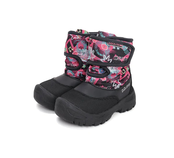 D.D.Step cizme fete Aqua-Tex captusite 22-27 Black Imagine principală a produsului