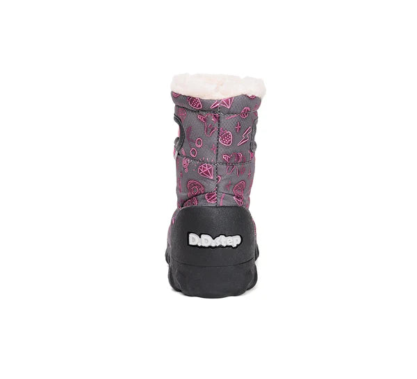 D.D.Step cizme fete Aqua-Tex imblanite 22-27 Dark Pink