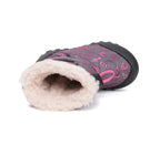 D.D.Step cizme fete Aqua-Tex imblanite 22-27 Dark Pink