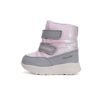 D.D.Step cizme fete Aqua-Tex imblanite 28-33 Metallic Pink cu fulgi ne zapada