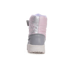 D.D.Step cizme fete Aqua-Tex imblanite 28-33 Metallic Pink cu fulgi ne zapada