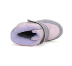D.D.Step cizme fete Aqua-Tex imblanite 28-33 Metallic Pink cu fulgi ne zapada