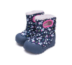 D.D.Step cizme fete Aqua-Tex imblanite 28-33 Royal Blue cu unicorn