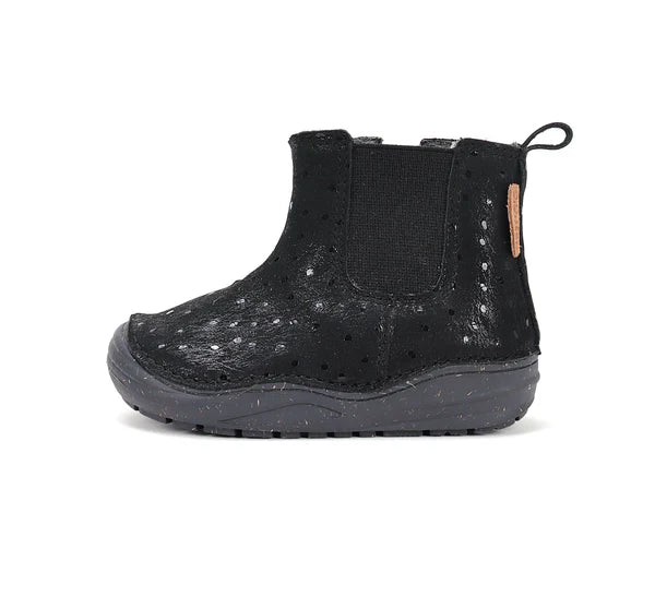 D.D.Step cizme fete imblanite 26-31 Black cu buline