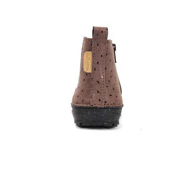 D.D.Step cizme fete imblanite 20-25 Chocolate cu buline