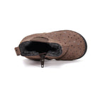 D.D.Step cizme fete imblanite 26-31 Chocolate cu buline