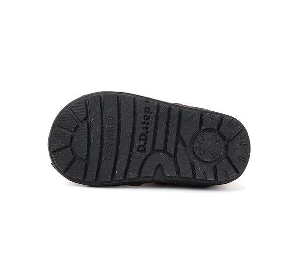 D.D.Step cizme fete imblanite 20-25 Chocolate cu buline