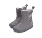 D.D.Step cizme fete imblanite 20-25 Drak Grey cu inimioare