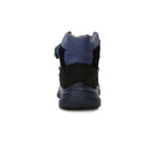 D.D.Step ghete baieti Aqua-Tex 30-35 Royal Blue cu verde neon