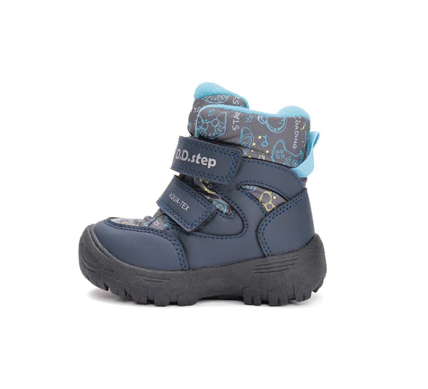 D.D.Step ghete baieti Aqua-Tex captusite 28-33 Calypso sky