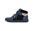 D.D.Step ghete baieti cu scai 25-30 Royal Blue cu negru