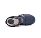 D.D.Step ghete baieti cu scai 25-30 Royal Blue cu negru
