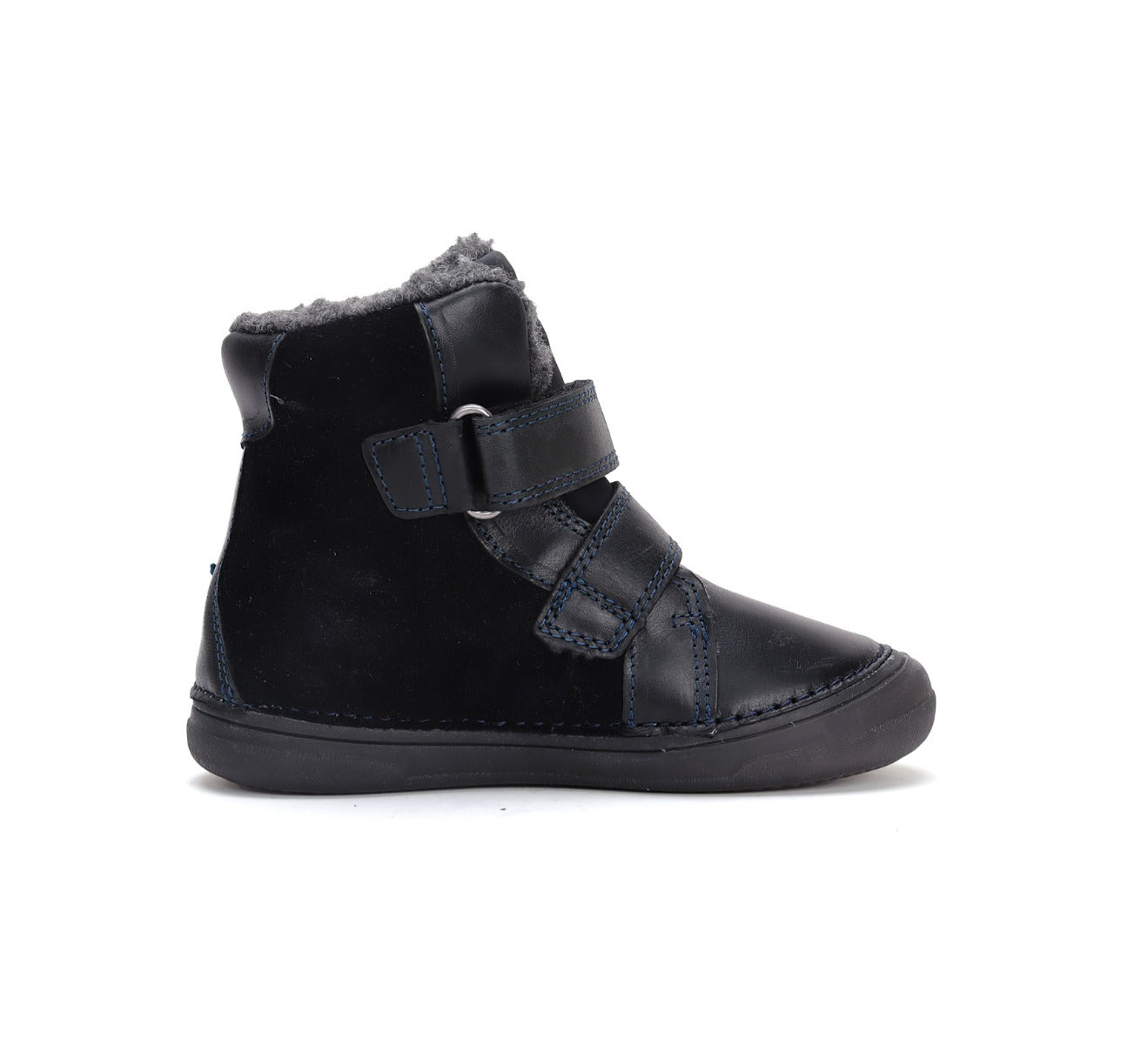D.D.Step ghete baieti fluorescente si imblanite 26-31 Black cu dino