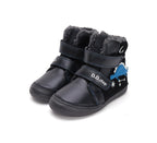 D.D.Step ghete baieti fluorescente si imblanite 26-31 Black cu dino