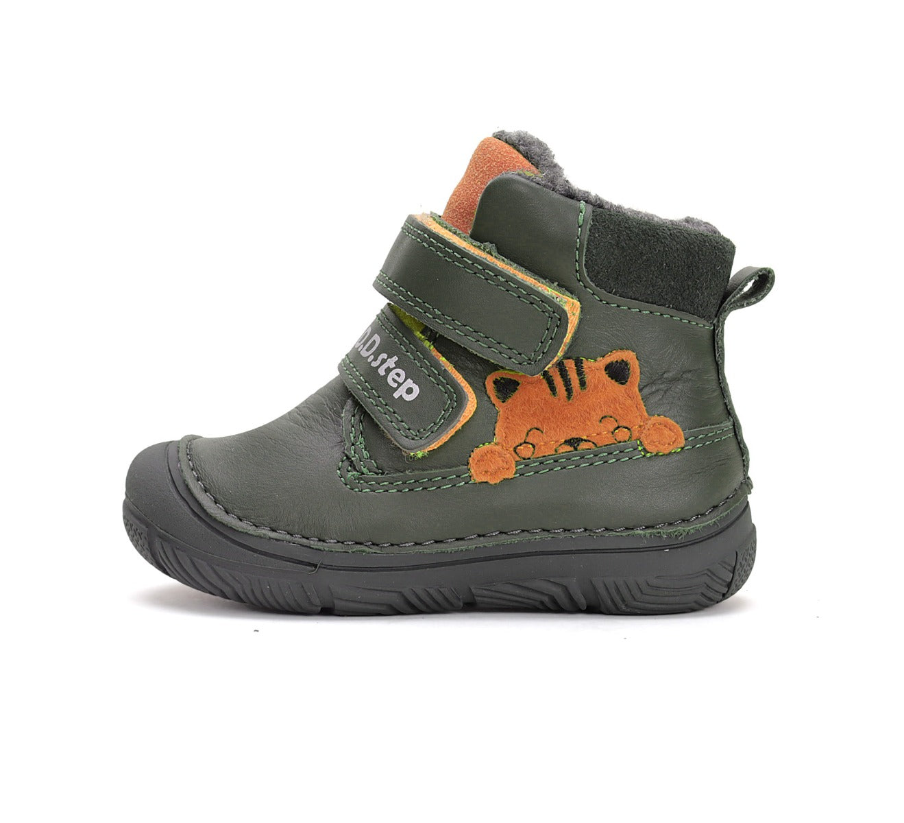 D.D.Step ghete baieti imblanite 20-25 Emerald cu tigru