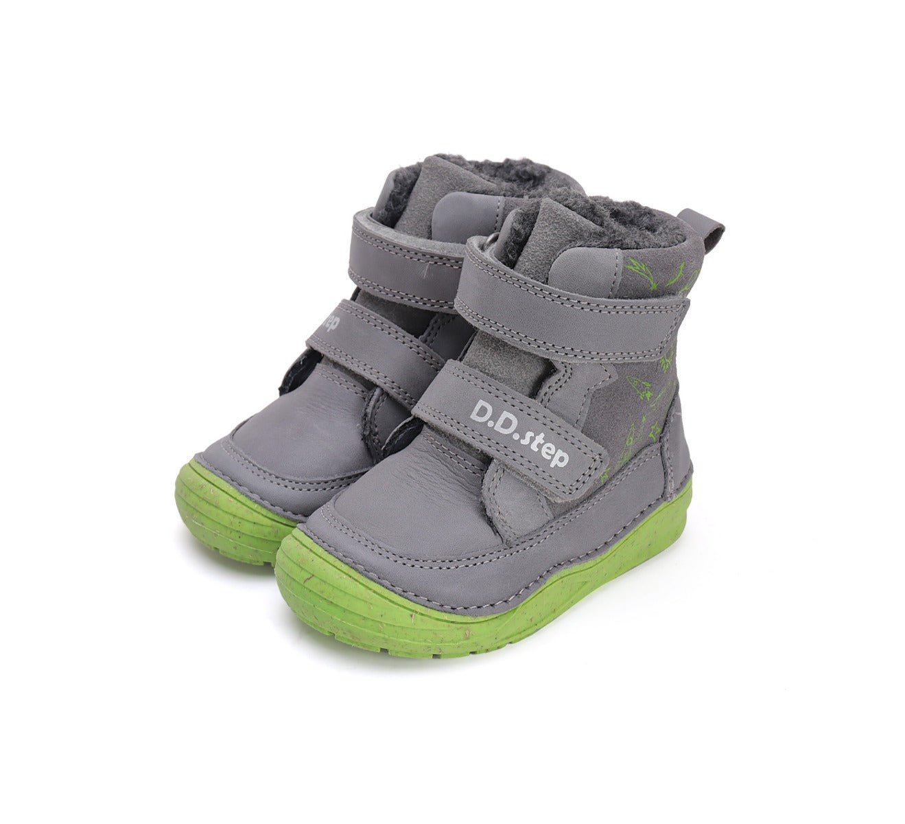 D.D.Step ghete baieti imblanite 20-25 Grey cu navete