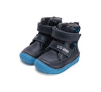 D.D.Step ghete baieti imblanite 20-25 Royal Blue cu navete