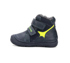 D.D.Step ghete baieti imblanite 26-31 Royal Blue cu neon