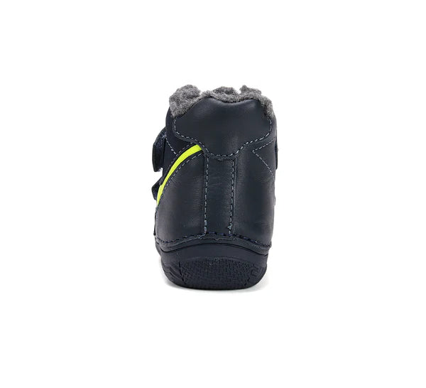 D.D.Step ghete baieti imblanite 26-31 Royal Blue cu neon