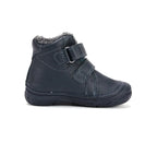 D.D.Step ghete baieti imblanite 20-25 Royal Blue cu neon