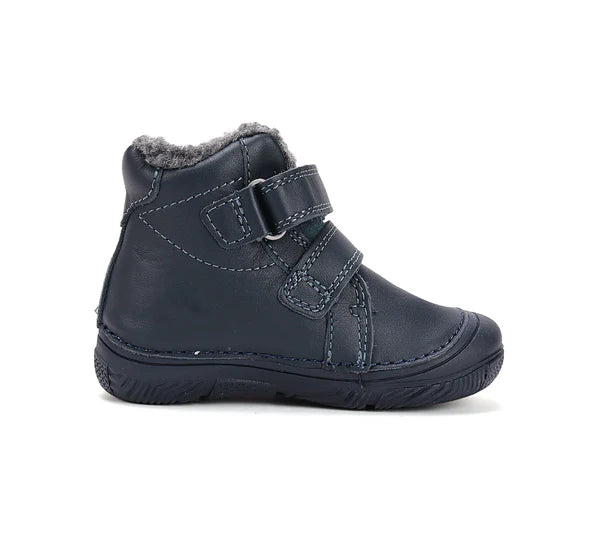 D.D.Step ghete baieti imblanite 26-31 Royal Blue cu neon