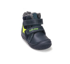 D.D.Step ghete baieti imblanite 20-25 Royal Blue cu neon