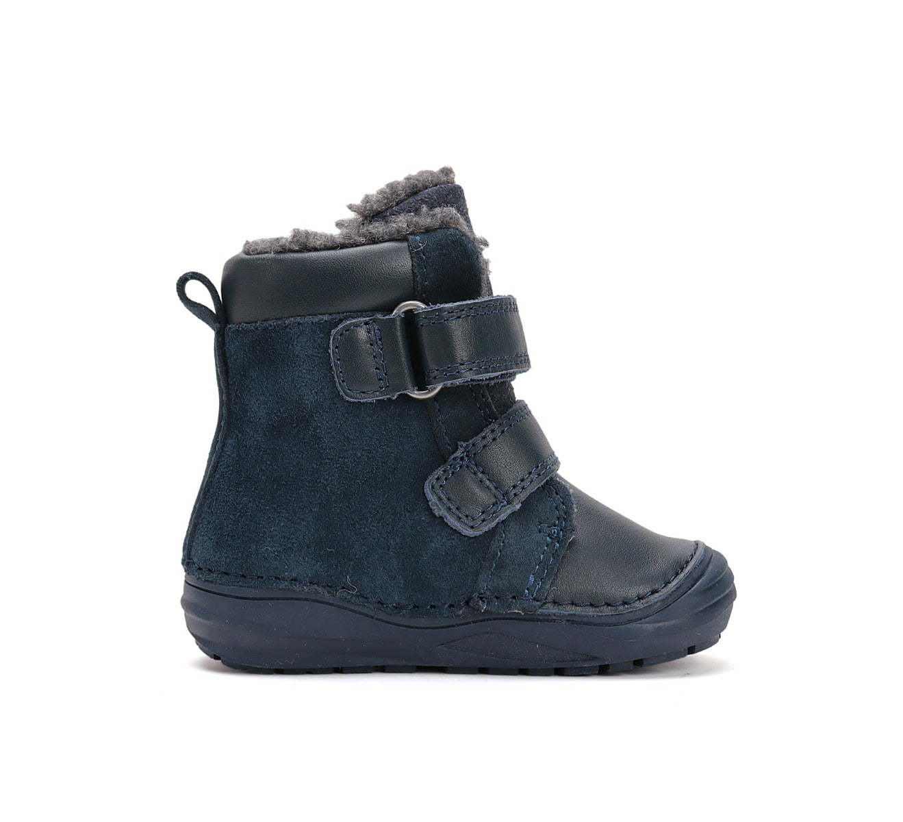 D.D.Step ghete baieti imblanite 20-25 Royal Blue cu urs polar