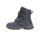 D.D.Step ghete baieti imblanite 25-30 Royal Blue cu cusatura verde