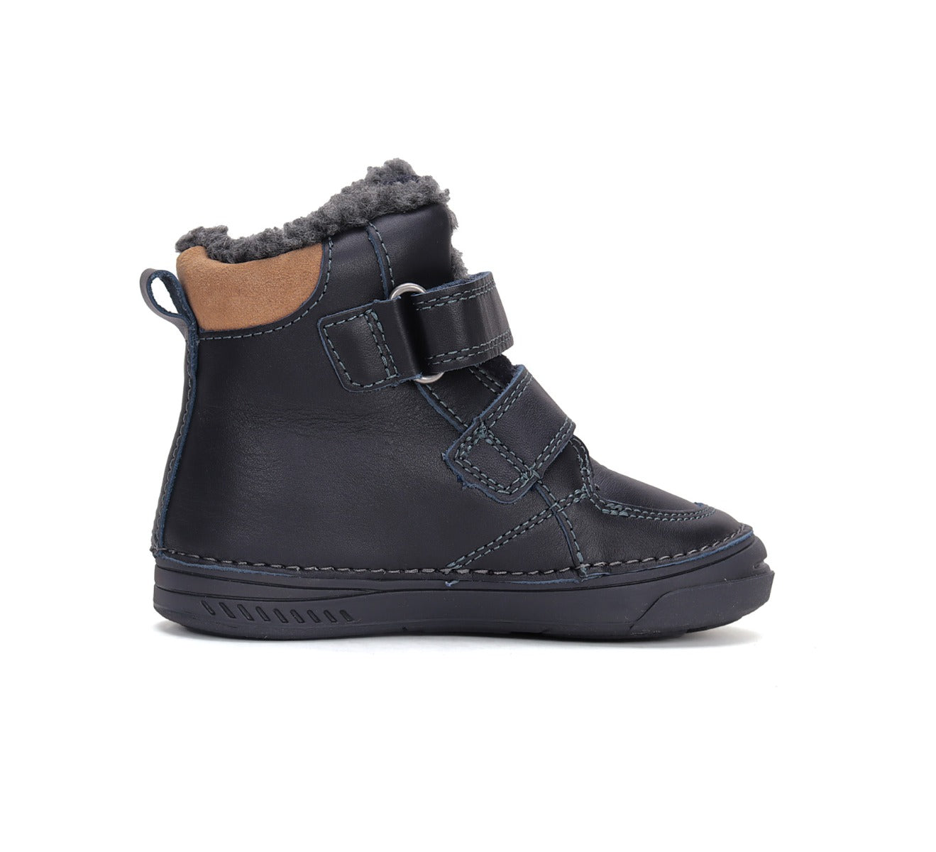 D.D.Step ghete baieti imblanite 25-30 Royal Blue cu stea petrol