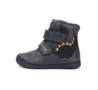 D.D.Step ghete baieti imblanite 26-31 Royal Blue cu dino
