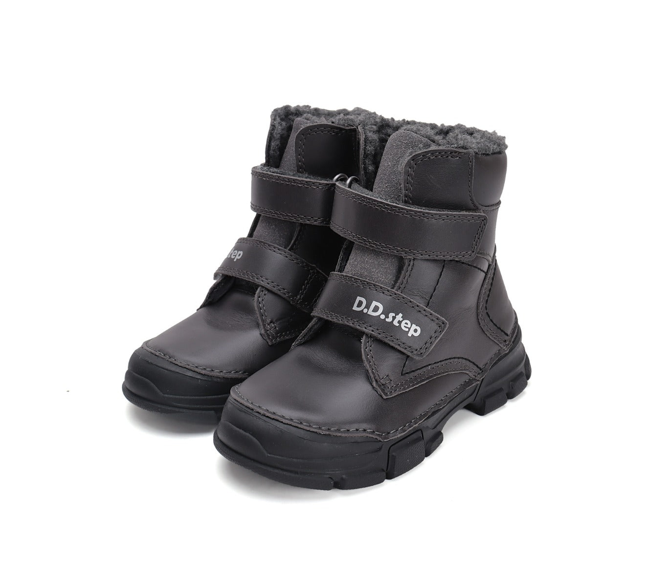 D.D.Step ghete baieti imblanite 31-36 Dark Grey 