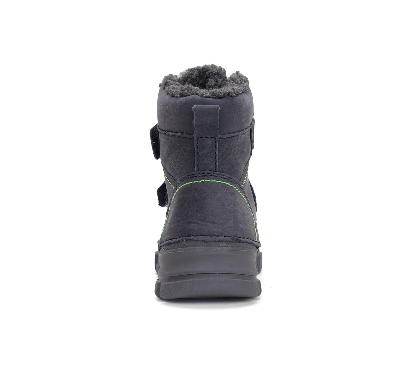 D.D.Step ghete baieti imblanite 31-36 Royal Blue cu cusatura verde