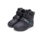 D.D.Step ghete baieti imblanite 31-36, Royal Blue cu stea petrol