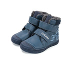 D.D.Step ghete baieti imblanite cu talpa fluorescenta 25-30 Calypso Sky cu controler
