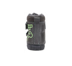 D.D.Step ghete baieti imblanite cu talpa fluorescenta 25-30 Dark grey cu controler