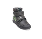 D.D.Step ghete baieti imblanite cu talpa fluorescenta 25-30 Dark grey cu controler