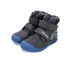D.D.Step ghete baieti imblanite cu talpa fluorescenta 25-30 Royal Blue cu controler
