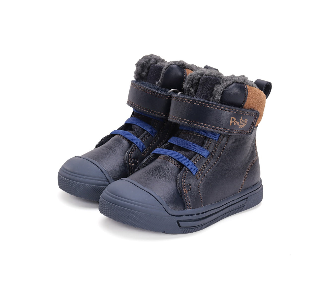 D.D.Step ghete baieti imblanite Ponte20 supinati 28-33 Royal Blue Imagine principală a produsului