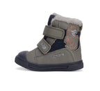 D.D.Step ghete baieti imblanite Ponte20 supinati AQUA-TEX 28-33 Khaki cu dino