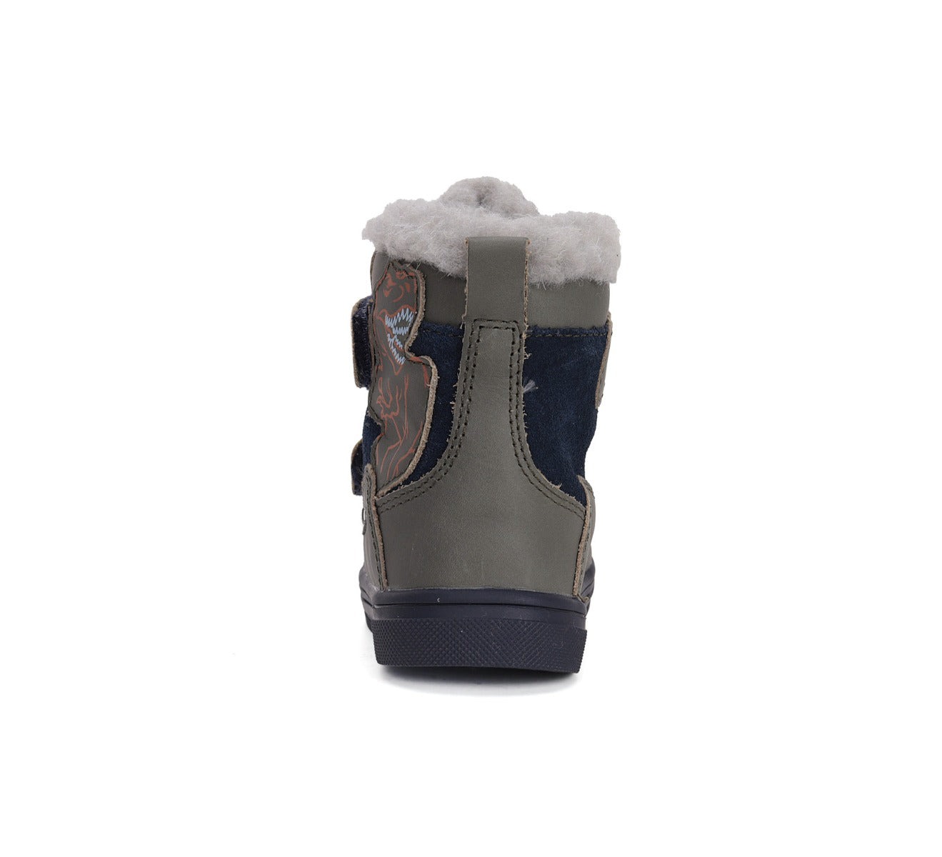 D.D.Step ghete baieti imblanite Ponte20 supinati AQUA-TEX 28-33 Khaki cu dino