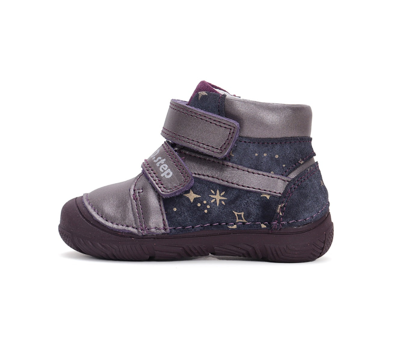 D.D.Step ghete fete 20-25 Lavander cu stelute