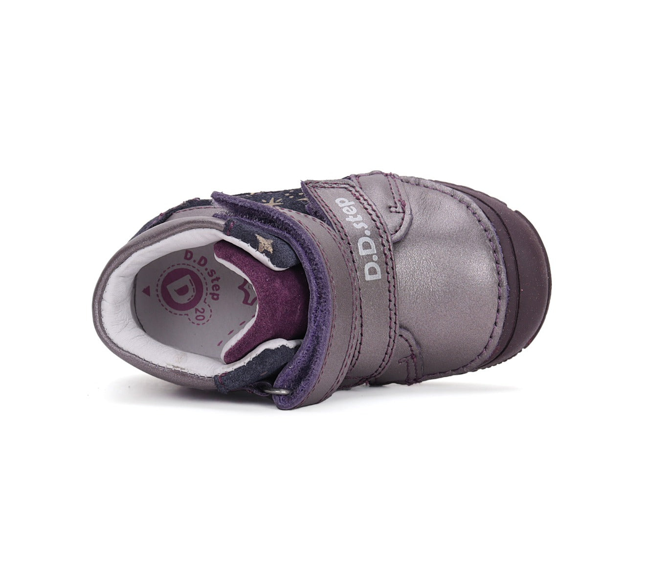 D.D.Step ghete fete 20-25 Lavander cu stelute