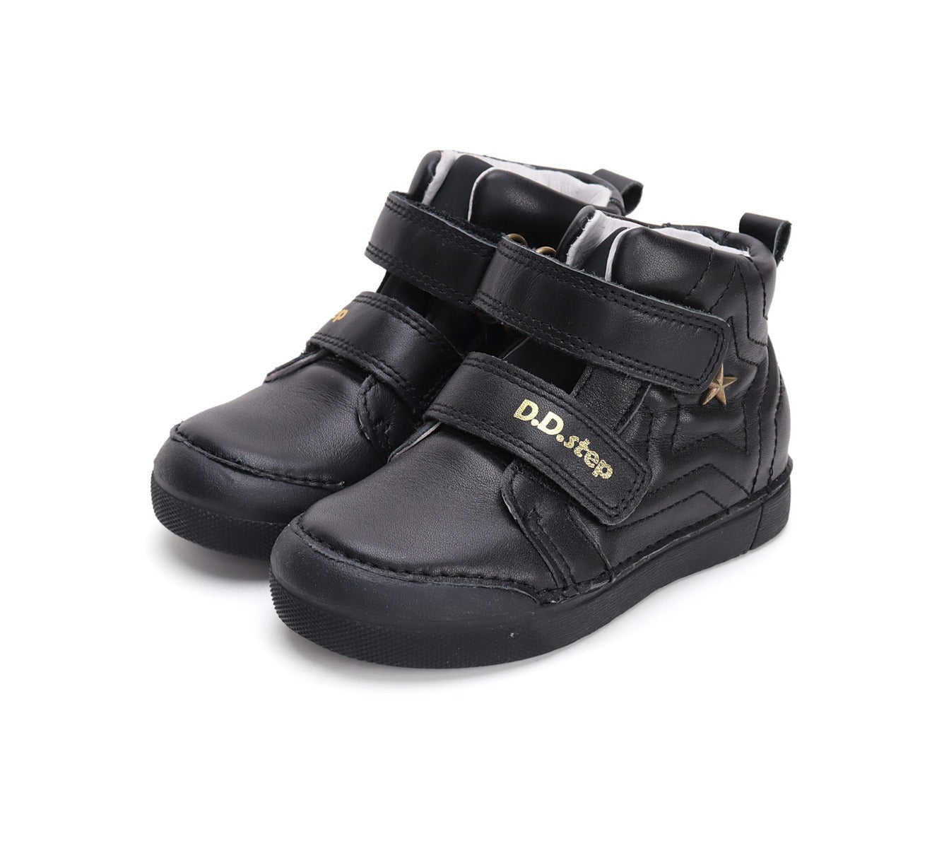 D.D.Step ghete fete 25-30 Black cu stea Imagine principală a produsului