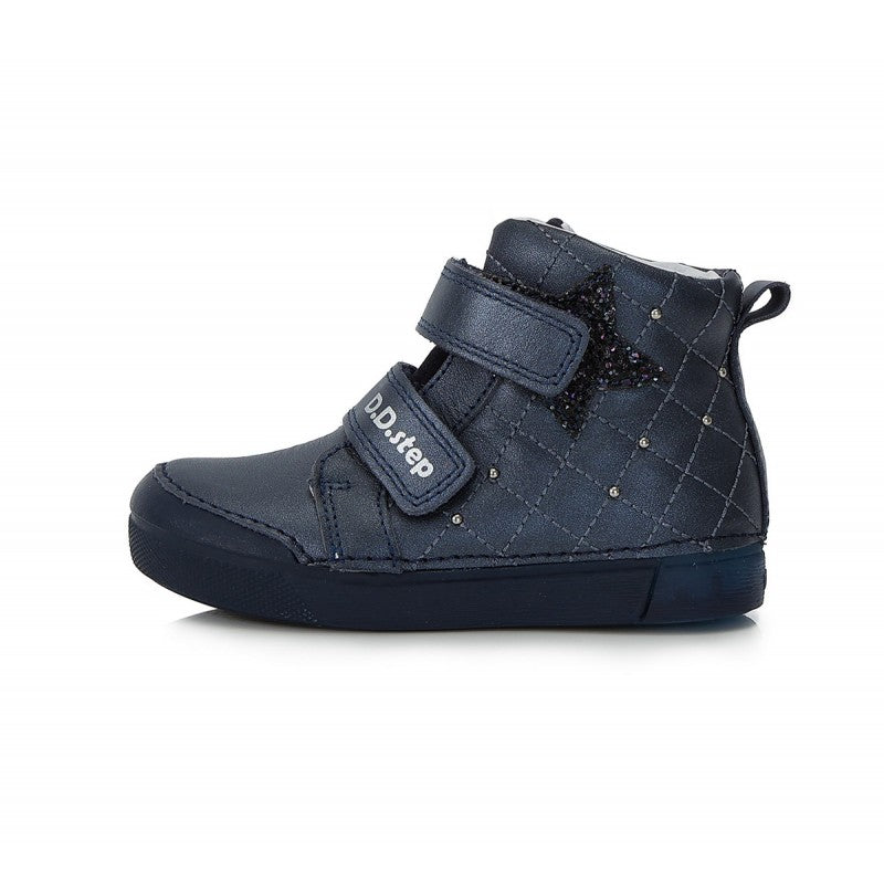 D.D.Step ghete fete 25-30, Royal Blue cu steluta si pietre Imagine principală a produsului