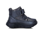 D.D.Step ghete fete Aqua-Tex 24-29 Royal Blue cu inimioare